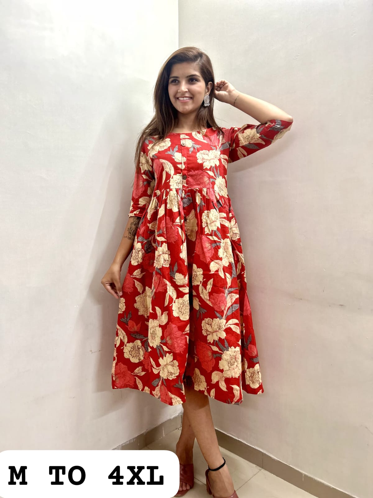 Virat Fashion Cambric Cotton Partywear Kurti Catalog